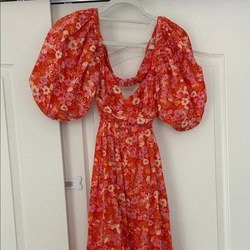 Free People Amy Floral Jumpsuit